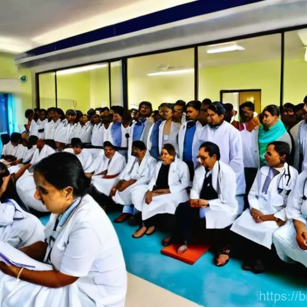 병원 진료비용 - **Prompt:** A split image vividly contrasting two distinct healthcare environments. On the left side...