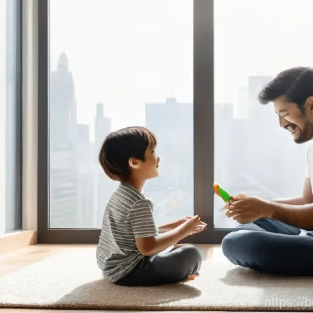 공기청정기 유지비 - **Image Prompt 1: The Sanctuary of Clean Air**
    A family of three (a mother, a father, and their ...