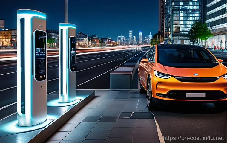 전기차 충전 비용 - **Home EV Charging Experience at Dusk:**
"A cozy, modern suburban home garage or driveway scene ... 전기차 충전 비용 - **Home EV Charging Experience at Dusk:**
"A cozy, modern suburban home garage or driveway scene ...
