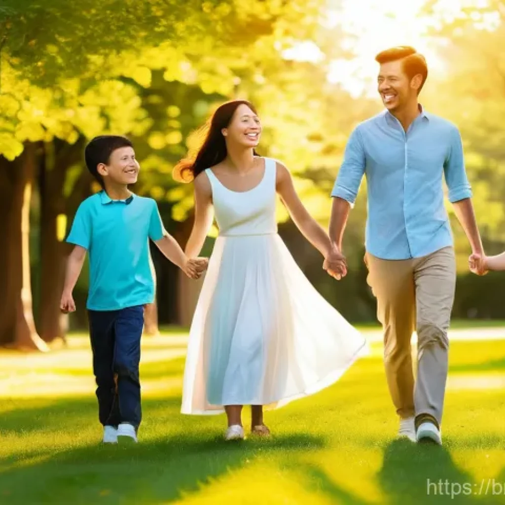 가족사진 촬영 비용 - **Prompt 1: Golden Hour Family Fun in the Park**
    "A vibrant, candid photograph of a happy nuclea...