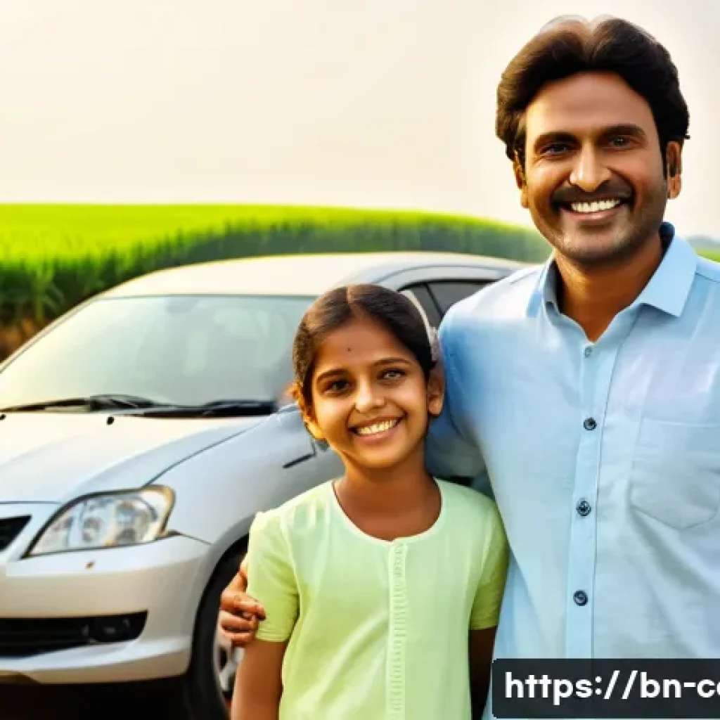 자동차 구입비용 - **Prompt:** A joyous Bengali family, consisting of a father, mother, and their school-aged child (ap...